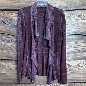 Stylish Burgundy Cardigan
